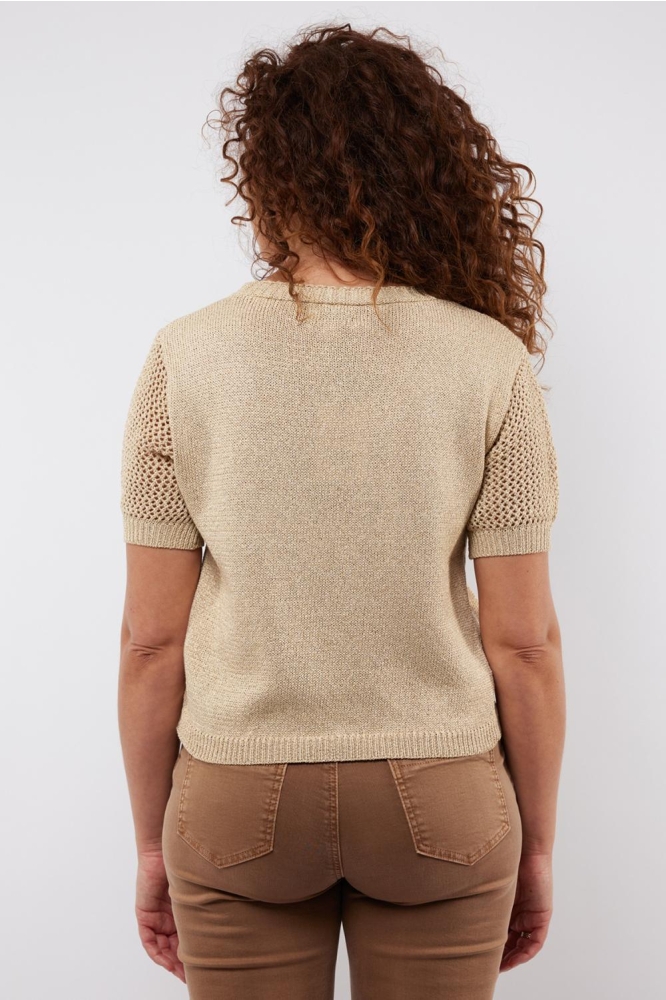 MYRTHA CARDIGAN 25ZLC02 014 SAND
